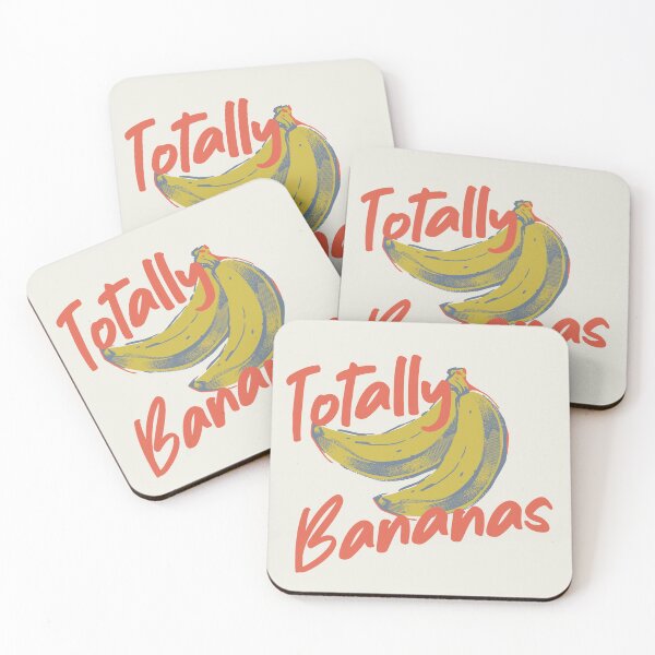 Item preview, Retro Totally Bananas Vintage Aesthetic Red Yellow designed and sold by TackyTime.