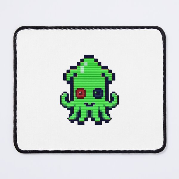 Item preview, Green Minty Pixel Squid - Retro Scanline Art designed and sold by Seth Lazar.