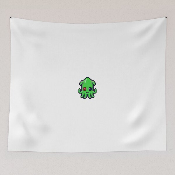 Item preview, Green Minty Pixel Squid - Retro Scanline Art designed and sold by Seth Lazar.