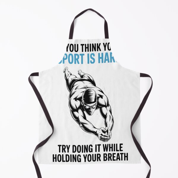 Item preview, If You Think Your Sport Is Hard Try Doing It Holding Breath designed and sold by TheRetroStyle.
