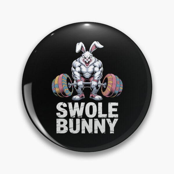 Item preview, Swole Bunny Lifting Egg Weights - Funny Gym Easter designed and sold by 404wearpl.
