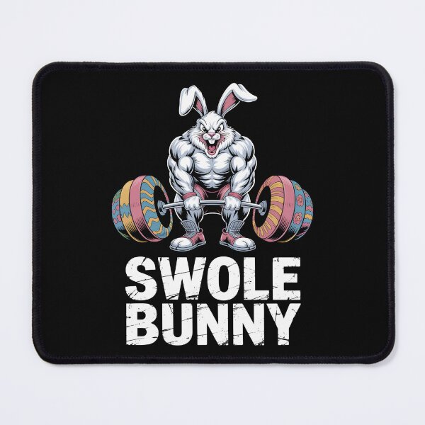 Item preview, Swole Bunny Lifting Egg Weights - Funny Gym Easter designed and sold by 404wearpl.
