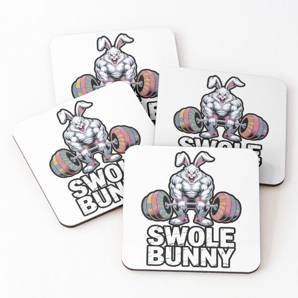 Item preview, Swole Bunny Lifting Egg Weights - Funny Gym Easter designed and sold by 404wearpl.