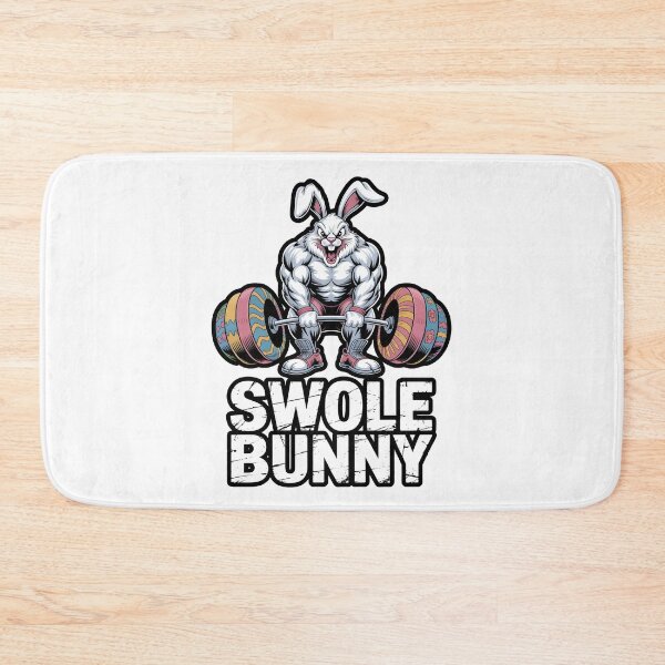 Item preview, Swole Bunny Lifting Egg Weights - Funny Gym Easter designed and sold by 404wearpl.