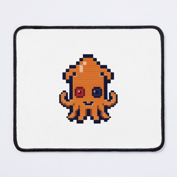 Item preview, Orange Minty Pixel Squid - Retro Scanline Art designed and sold by Seth Lazar.