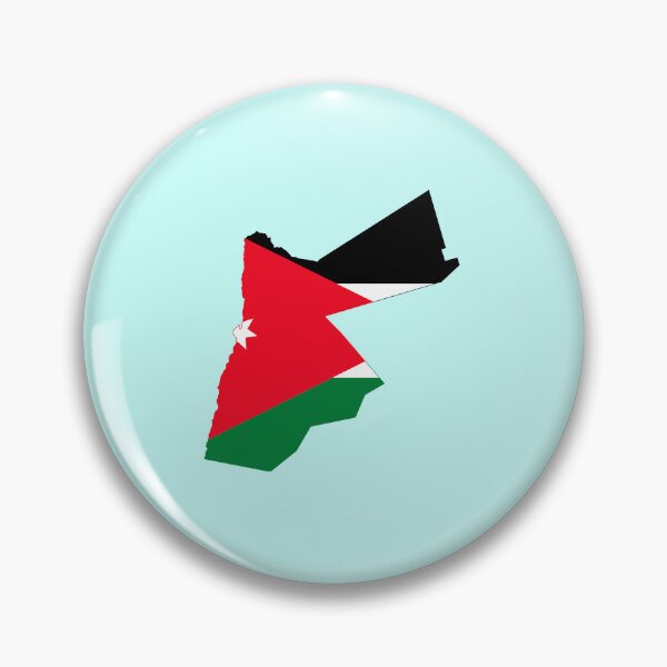 Item preview, Flag Map of Jordan designed and sold by DreamBrushy.