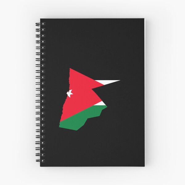 Item preview, Flag Map of Jordan designed and sold by DreamBrushy.