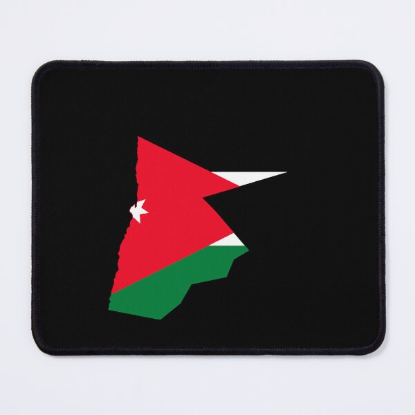 Item preview, Flag Map of Jordan designed and sold by DreamBrushy.