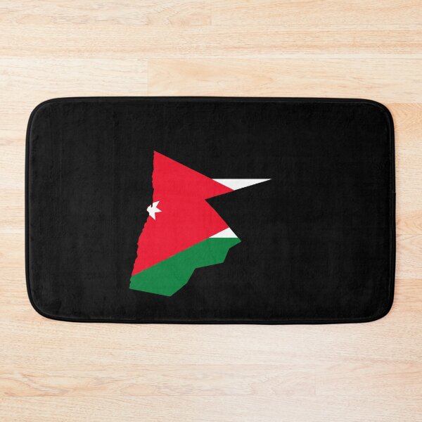 Item preview, Flag Map of Jordan designed and sold by DreamBrushy.