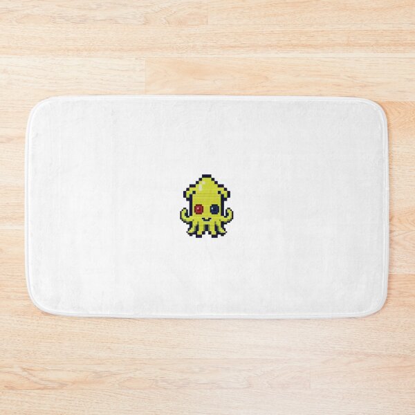 Item preview, Yellow Minty Pixel Squid - Retro Scanline Art designed and sold by Seth Lazar.