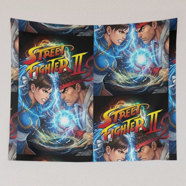 Item preview, World Warriors – A Tribute to Street Fighter II designed and sold by Planet Utoppia.