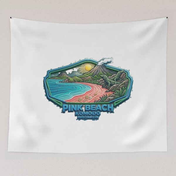 Item preview, PINK BEACH, KOMODO designed and sold by likbatonboot.