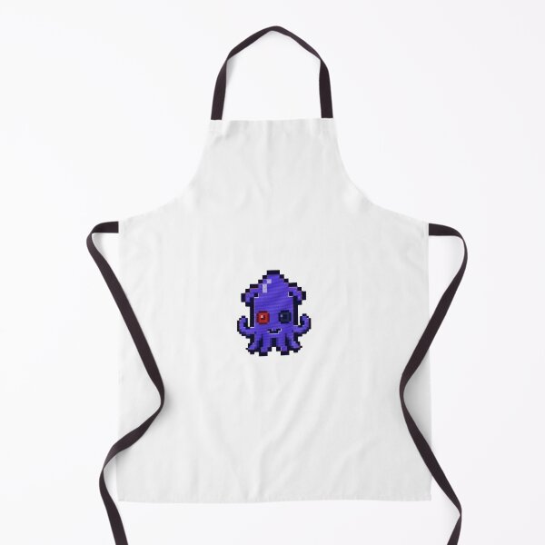 Item preview, Indigo Minty Pixel Squid - Retro Scanline Art designed and sold by Seth Lazar.