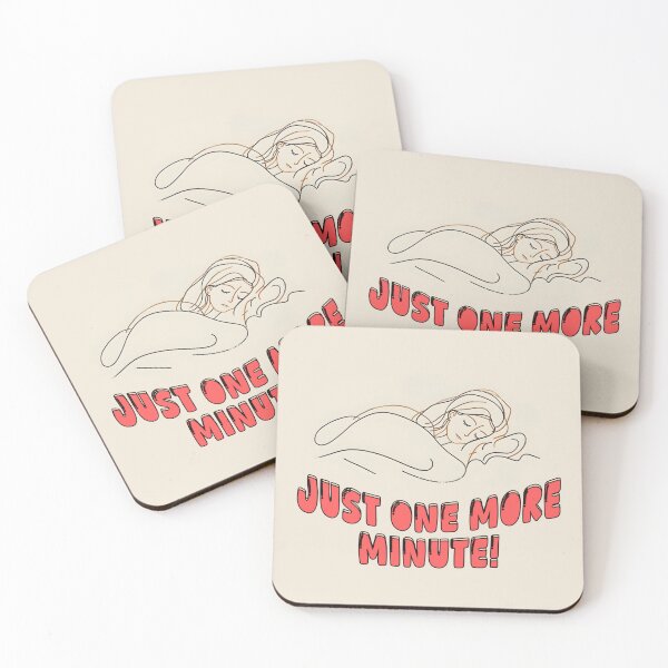 Item preview, Just One More Minute – Funny Sleep Lover Design designed and sold by TestudoDesign.