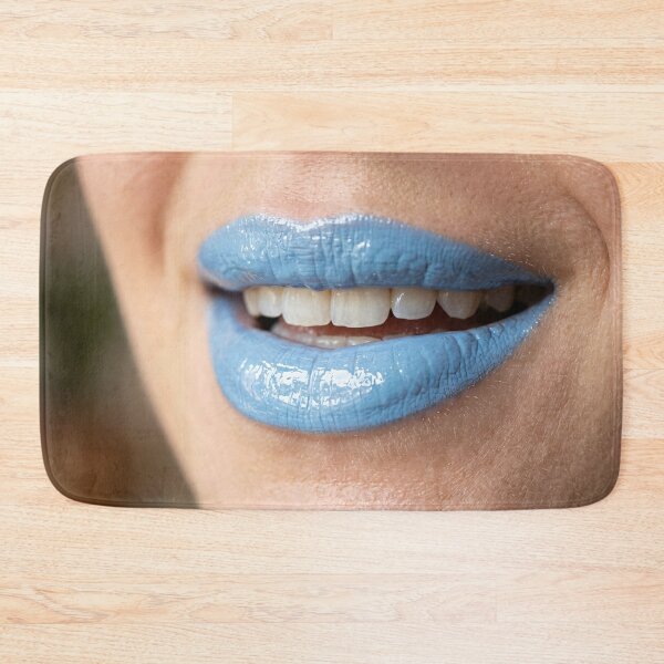 Item preview, "Great Lips" blue edition designed and sold by Tecno-Art-Land.