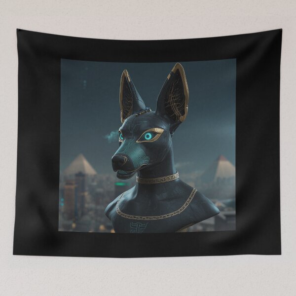 Item preview, Anubis 3.0 : The Eternal Sentinel - Cyber-Deity designed and sold by THEARTCURATİON .