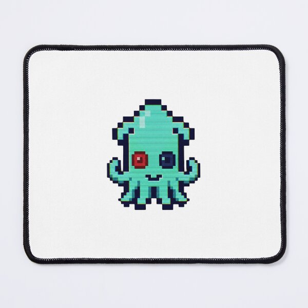 Item preview, Teal Minty Pixel Squid - Retro Scanline Art designed and sold by Seth Lazar.