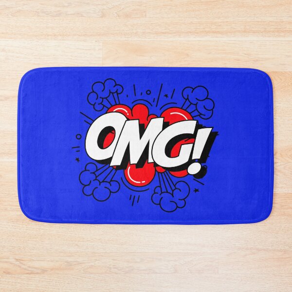 Item preview, OMG Comic Pop Art Sticker | Funny Expression Design designed and sold by Tiatooty.