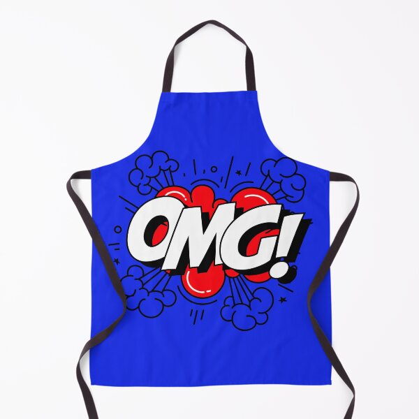 Item preview, OMG Comic Pop Art Sticker | Funny Expression Design designed and sold by Tiatooty.