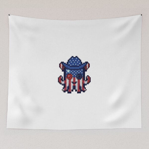 Item preview, Cowboy Minty - Pixel Squid Western Scanline Art designed and sold by Seth Lazar.