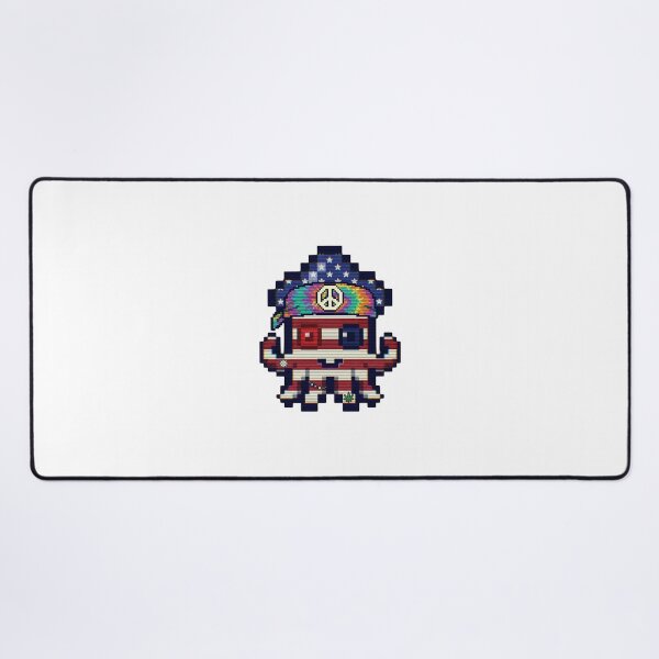 Item preview, Hippy Minty - Pixel Squid Peace & Love Scanline Art designed and sold by Seth Lazar.