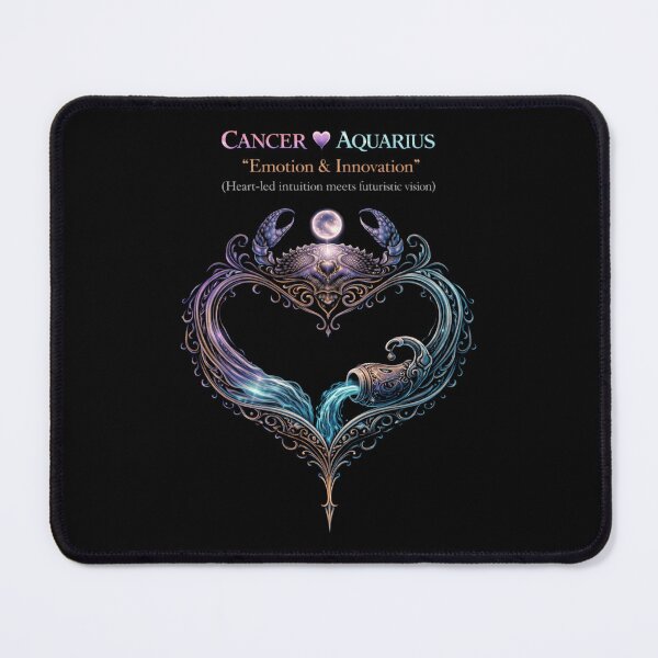 Item preview, Cancer & Aquarius Soulmate Tee — Emotion & Innovation designed and sold by printedartgoods.