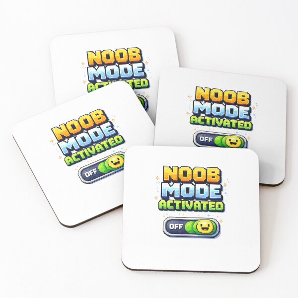 Item preview, Noob Mode Activated Funny Gamer Pixel Art Gaming Design designed and sold by PixelForge24.