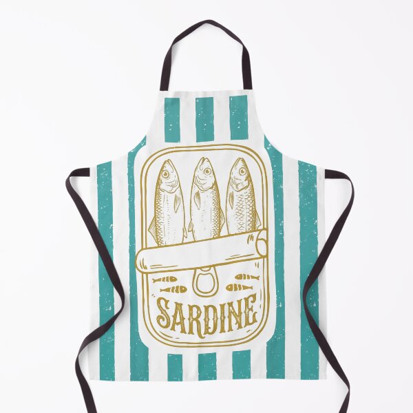Item preview, Retro Sardine Cute Coastal Aesthetic Summer Fishing designed and sold by YalenArt.