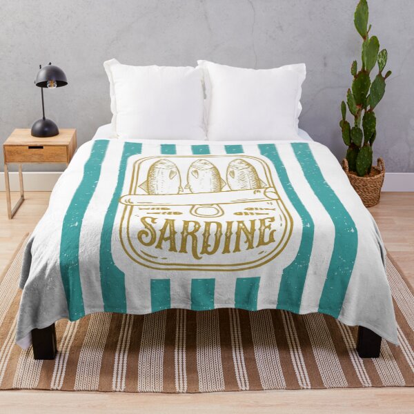 Item preview, Retro Sardine Cute Coastal Aesthetic Summer Fishing designed and sold by YalenArt.