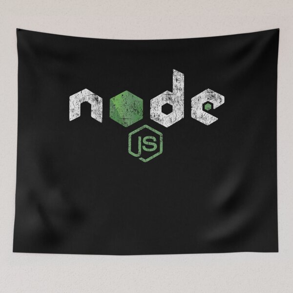 Item preview, Distressed Nodejs Javascript Programmer designed and sold by talhamughal.