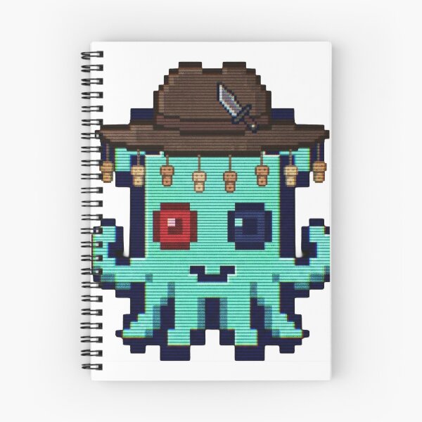 Item preview, Crocodile Dundee Minty - Pixel Squid Outback Scanline Art designed and sold by Seth Lazar.