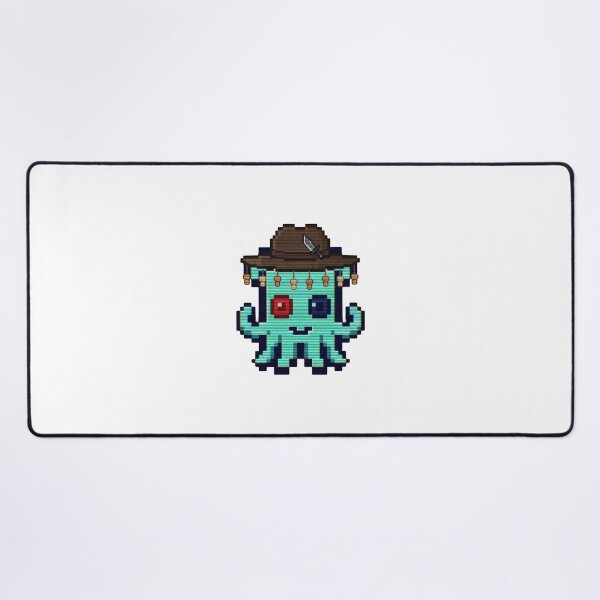 Item preview, Crocodile Dundee Minty - Pixel Squid Outback Scanline Art designed and sold by Seth Lazar.