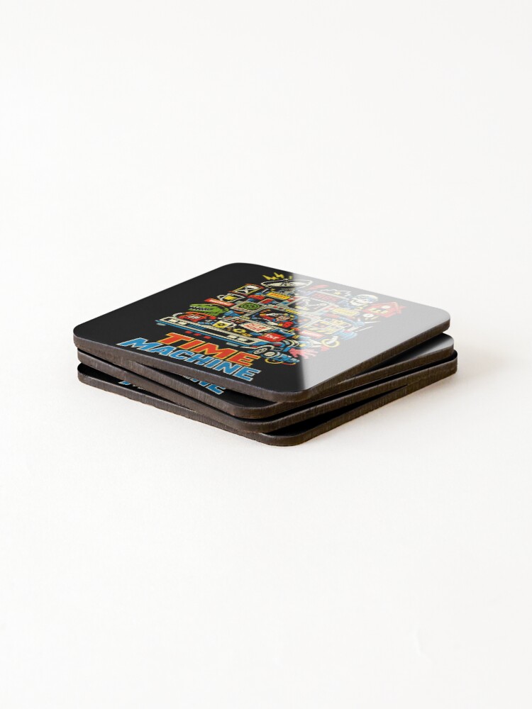 Thumbnail 4 of 5, Coasters (Set of 4), Time Machine designed and sold by InsomniaProject.