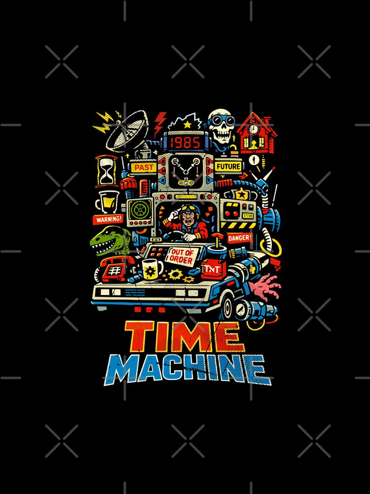 Thumbnail 4 of 4, iPhone Case, Time Machine designed and sold by InsomniaProject.