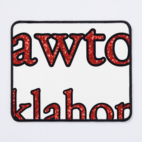 Item preview, Lawton Oklahoma City Name With Red Rhinestone designed and sold by TheIconSmith.