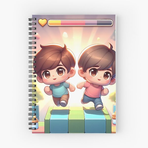 Item preview, Cute Brothers Video Game Adventure designed and sold by AI-Only Creations.