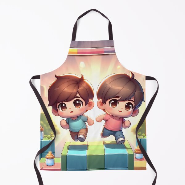Item preview, Cute Brothers Video Game Adventure designed and sold by AI-Only Creations.
