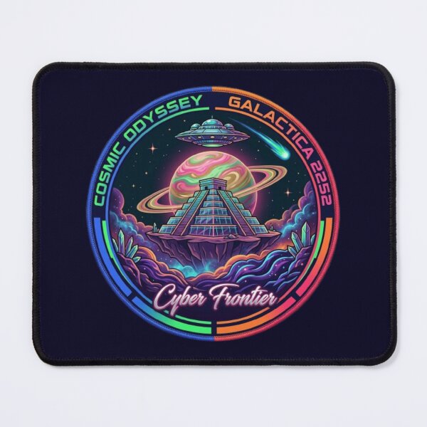 Item preview, Cosmic Odyssey – Galactica 2252 Cyber Frontier Emblem Design designed and sold by Dogandesighn.