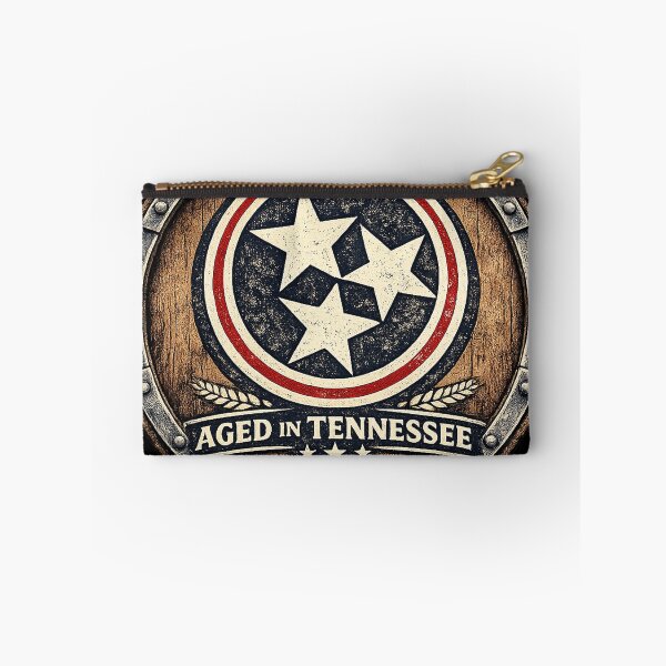 Item preview, Aged in Tennessee Tri-Star Whiskey Barrel Vintage State Design designed and sold by DJ Funcle.