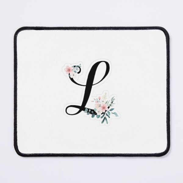 Item preview, Elegant Floral Letter L Monogram – Botanical Flower Alphabet Initial designed and sold by PixelVibe Art.