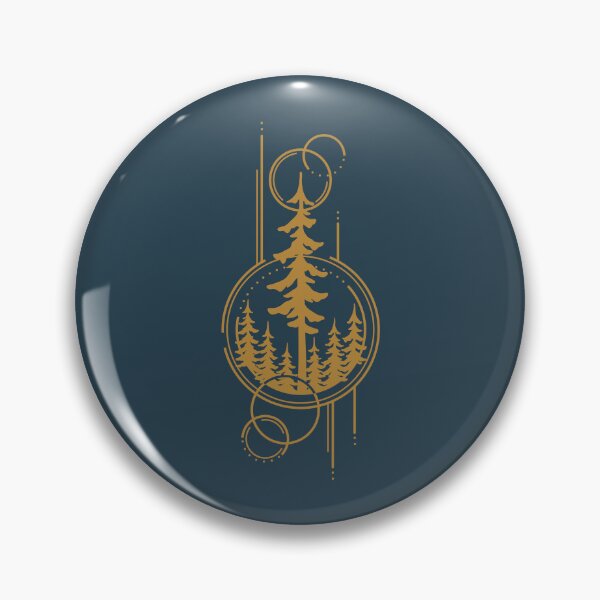 Item preview, Geometric Pines designed and sold by SommersethArt.