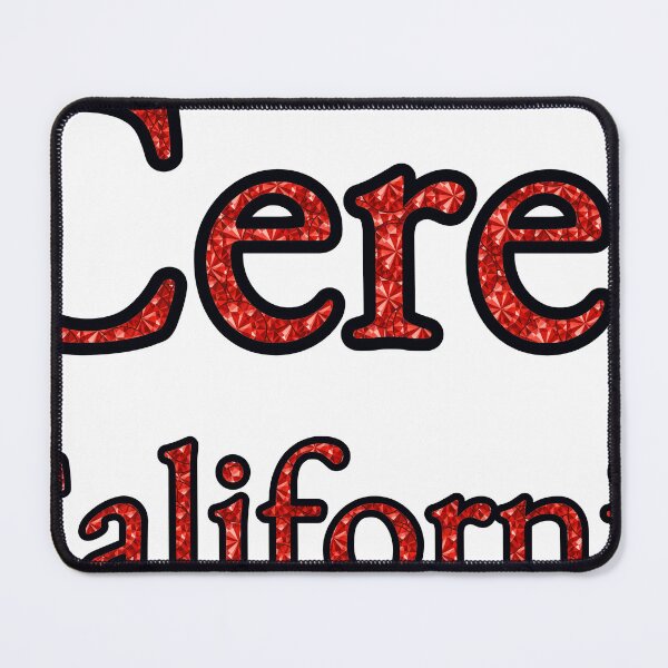 Item preview, Ceres California City Name With Red Rhinestone designed and sold by TheIconSmith.