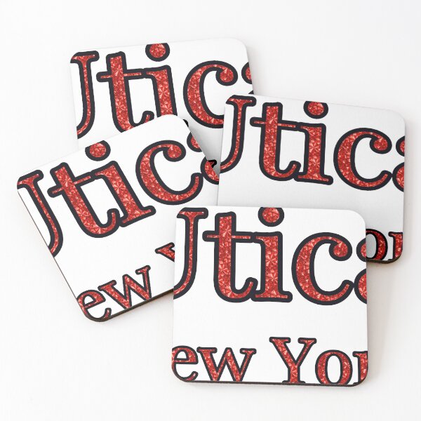 Item preview, Utica New York City Name With Red Rhinestone designed and sold by TheIconSmith.