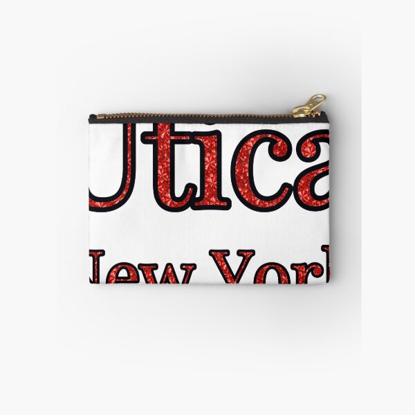 Item preview, Utica New York City Name With Red Rhinestone designed and sold by TheIconSmith.
