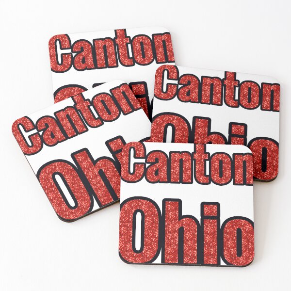 Item preview, Canton Ohio City Name With Red Rhinestone designed and sold by TheIconSmith.