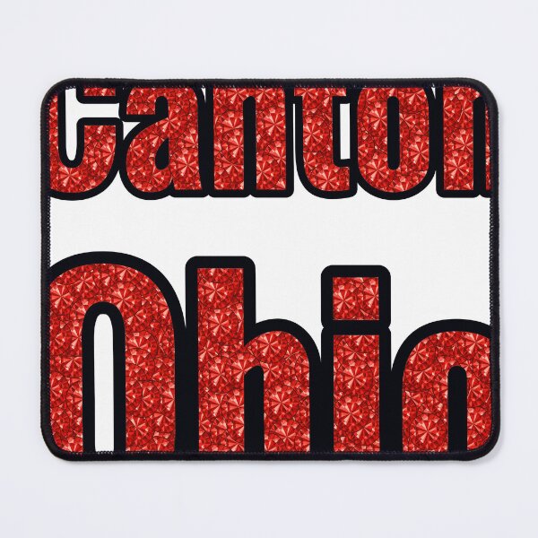 Item preview, Canton Ohio City Name With Red Rhinestone designed and sold by TheIconSmith.