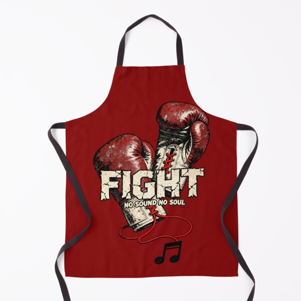 Item preview, Fight for Sound – Vintage Boxing Gloves Music T-Shirt | No Sound No Soul Streetwear designed and sold by Maximilianos.