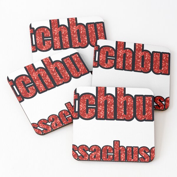 Item preview, Fitchburg Massachusetts City Name With Red Rhinestone designed and sold by TheIconSmith.