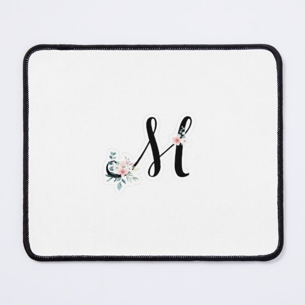 Item preview, Elegant Floral Letter M Monogram – Botanical Flower Alphabet Initial designed and sold by PixelVibe Art.