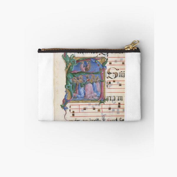 Item preview, Medieval Illuminated Manuscript - Gothic Dragon & Music Notation designed and sold by Maxi-Decor.